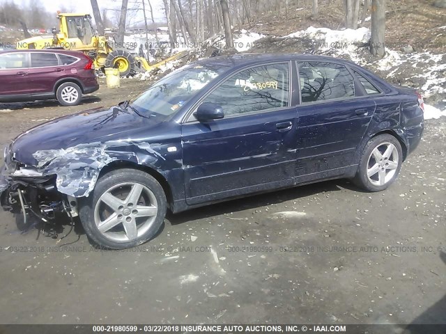 WAULC68E35A098902 - 2005 AUDI A4 1.8T QUATTRO/SPECIAL Navy photo 6