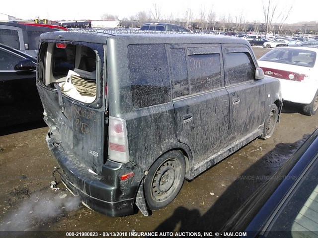 JTLKT324564057222 - 2006 TOYOTA SCION XB მწვანე ფოტო 4