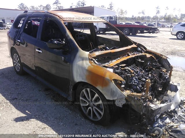 5N1AR2MN5GC618446 - 2016 NISSAN PATHFINDER S/SV/SL/PLATINUM 黑色 照片 1