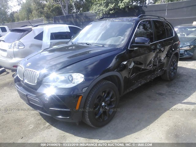 5UXZW0C5XD0B91950 - 2013 BMW X5 XDRIVE35D Siyah fotoğraf 2