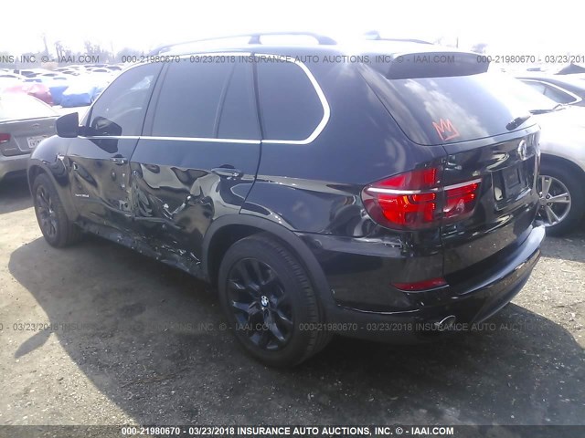 5UXZW0C5XD0B91950 - 2013 BMW X5 XDRIVE35D Siyah fotoğraf 3