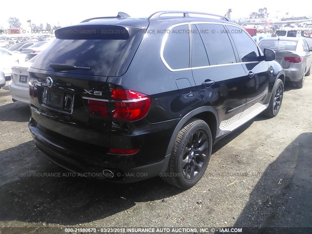 5UXZW0C5XD0B91950 - 2013 BMW X5 XDRIVE35D BLACK photo 4