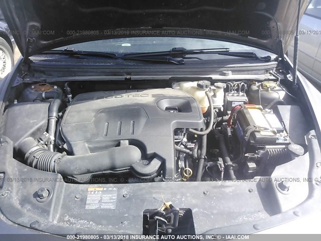 1G1ZE5EB0AF250913 - 2010 CHEVROLET MALIBU LTZ 锡色 照片 10