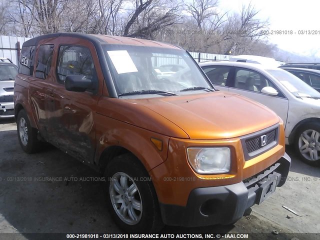 5J6YH28726L019854 - 2006 HONDA ELEMENT EX ORANGE photo 1