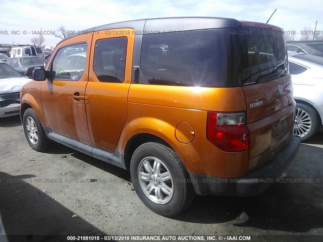 5J6YH28726L019854 - 2006 HONDA ELEMENT EX ORANGE photo 3