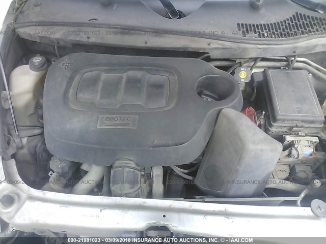 3GNDA13D16S634770 - 2006 CHEVROLET HHR LS SILVER photo 10