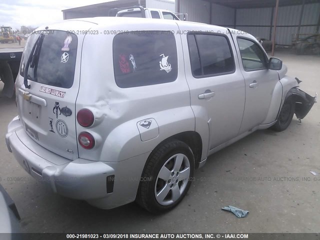 3GNDA13D16S634770 - 2006 CHEVROLET HHR LS SILVER photo 4