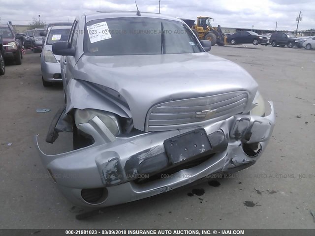 3GNDA13D16S634770 - 2006 CHEVROLET HHR LS SILVER photo 6
