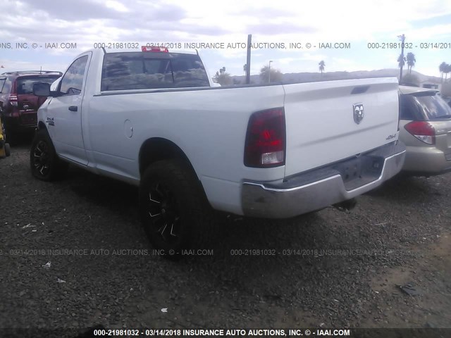3C6LR5AL1DG550549 - 2013 RAM 2500 ST WHITE photo 3