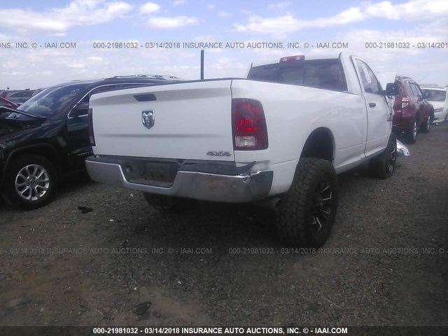 3C6LR5AL1DG550549 - 2013 RAM 2500 ST WHITE photo 4