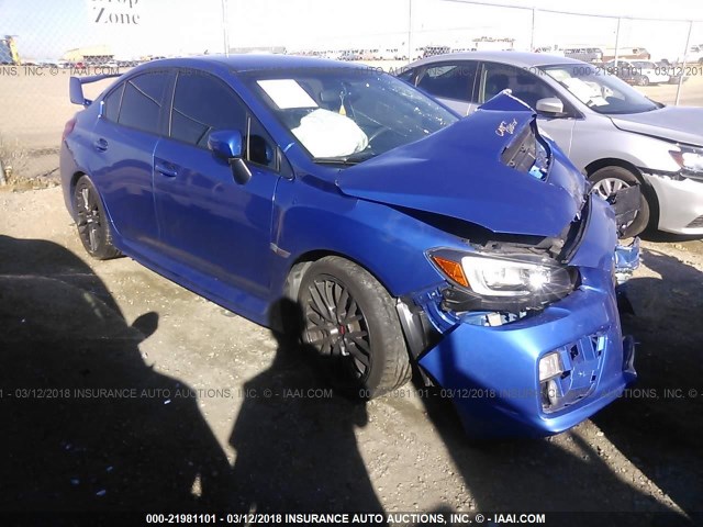 JF1VA2M60G9828915 - 2016 SUBARU WRX STI BLUE photo 1