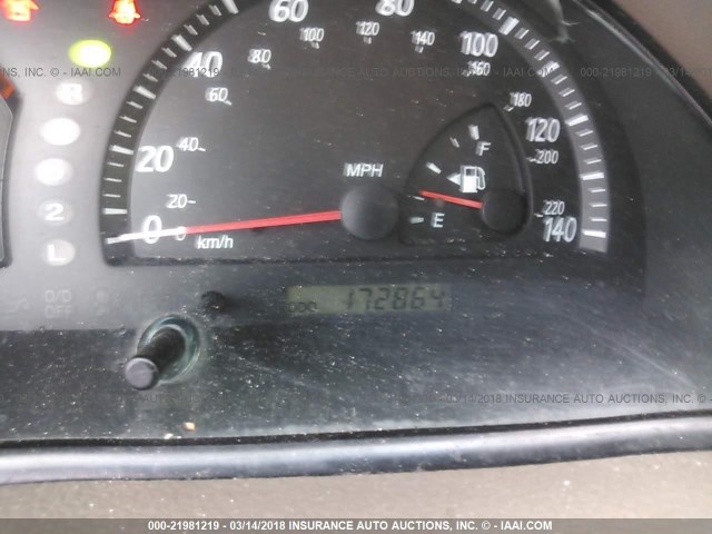 JTDBE32K520124410 - 2002 TOYOTA CAMRY LE/XLE/SE 金色 照片 7