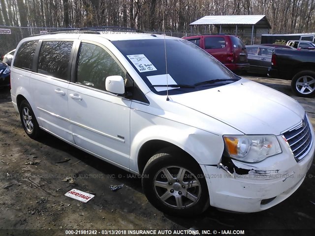 2A8HR54P78R709337 - 2008 CHRYSLER TOWN & COUNTRY TOURING WHITE photo 1