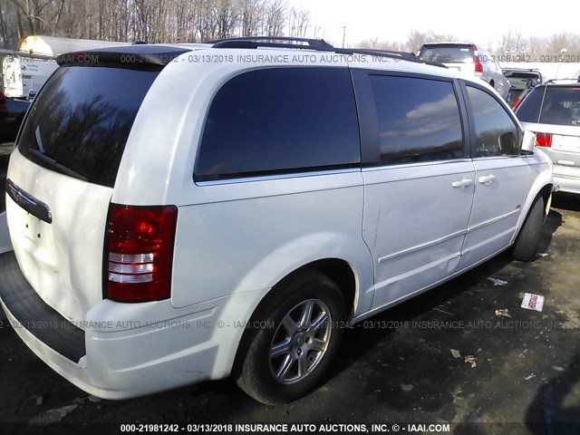 2A8HR54P78R709337 - 2008 CHRYSLER TOWN & COUNTRY TOURING WHITE photo 4