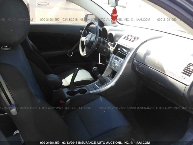 JTKDE177350053092 - 2005 TOYOTA SCION TC 灰色 照片 5