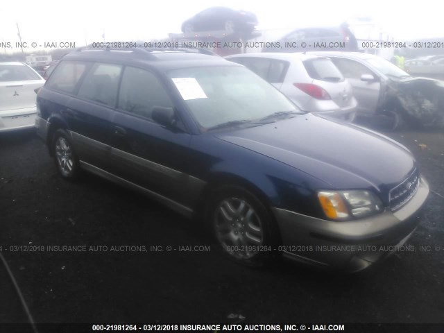4S3BH675836649391 - 2003 SUBARU LEGACY OUTBACK AWP 蓝色 照片 1