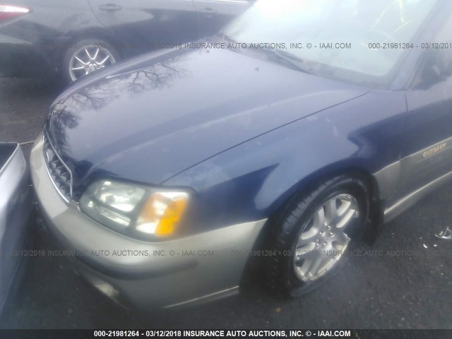 4S3BH675836649391 - 2003 SUBARU LEGACY OUTBACK AWP 蓝色 照片 6