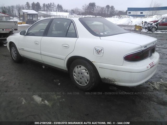 2G4WS52J4Y1282047 - 2000 BUICK CENTURY CUSTOM WHITE photo 3