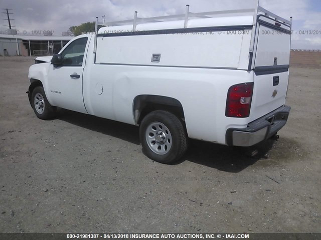 1GCNCPEA9DZ398060 - 2013 CHEVROLET SILVERADO C1500 WHITE photo 3