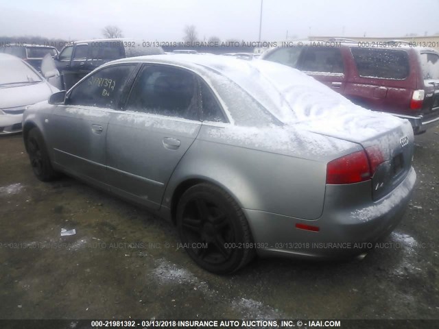 WAUDF78E26A172507 - 2006 AUDI A4 2.0T QUATTRO GRAY photo 3