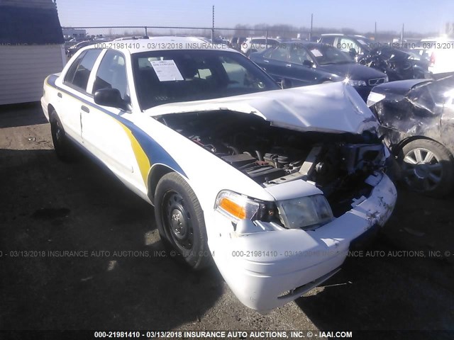 2FAFP71W16X103879 - 2006 FORD CROWN VICTORIA POLICE INTERCEPTOR WHITE photo 1