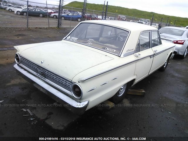 2R42L155214 - 1962 FORD FAIRLANE YELLOW photo 4