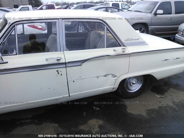 2R42L155214 - 1962 FORD FAIRLANE YELLOW photo 6