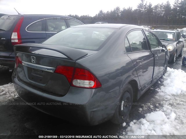 2HGFA1F33BH549416 - 2011 HONDA CIVIC VP GRAY photo 4