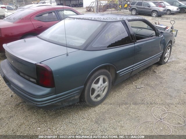 1G3WH12M1VF319548 - 1997 OLDSMOBILE CUTLASS SUPREME SL 绿色 照片 4