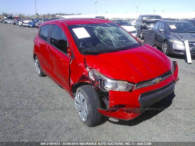 KL8CB6SA6HC728005 - 2017 CHEVROLET SPARK LS RED photo 6