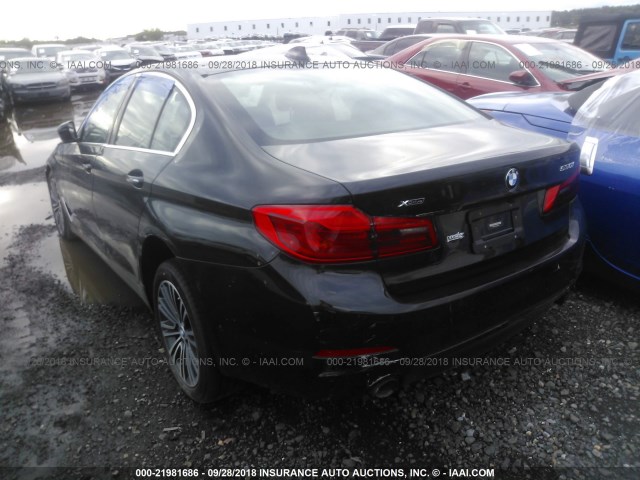 WBAJA7C55JG907818 - 2018 BMW 530 XI BLACK photo 3