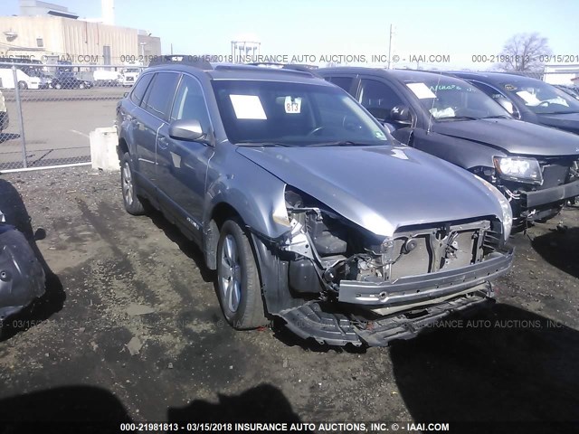 4S4BRBLC3B3403872 - 2011 SUBARU OUTBACK 2.5I LIMITED SILVER photo 1