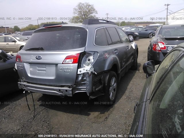 4S4BRBLC3B3403872 - 2011 SUBARU OUTBACK 2.5I LIMITED SILVER photo 3