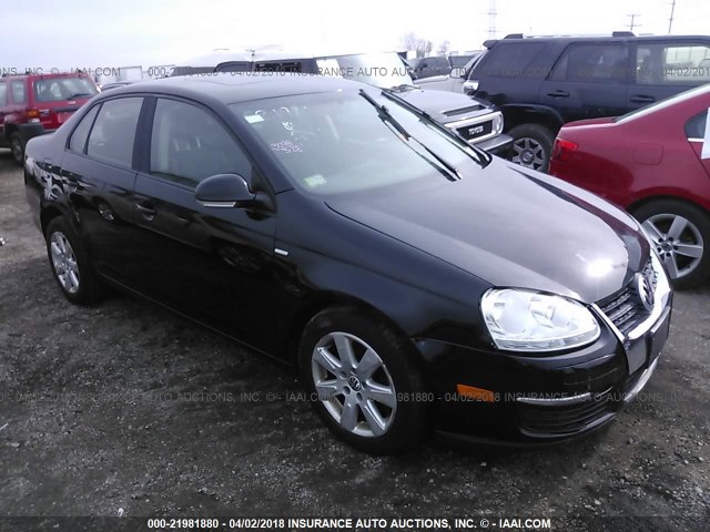 3VWRJ71K08M161564 - 2008 VOLKSWAGEN JETTA WOLFSBURG 黑色 照片 1