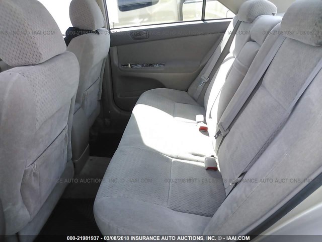 4T1BE30K34U347409 - 2004 TOYOTA CAMRY LE/XLE/SE GOLD photo 8