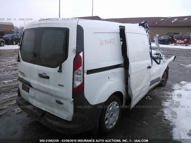 NM0LS7EX2F1196612 - 2015 FORD TRANSIT CONNECT XL WHITE photo 4