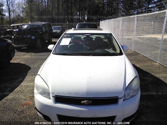 2G1WD58C589130215 - 2008 CHEVROLET IMPALA SUPER SPORT WHITE photo 6