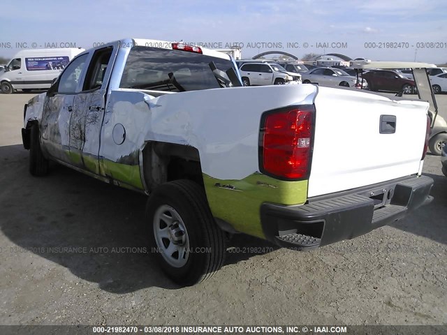 1GCRCNEHXHZ333839 - 2017 CHEVROLET SILVERADO C1500/C1500  LS WHITE photo 3