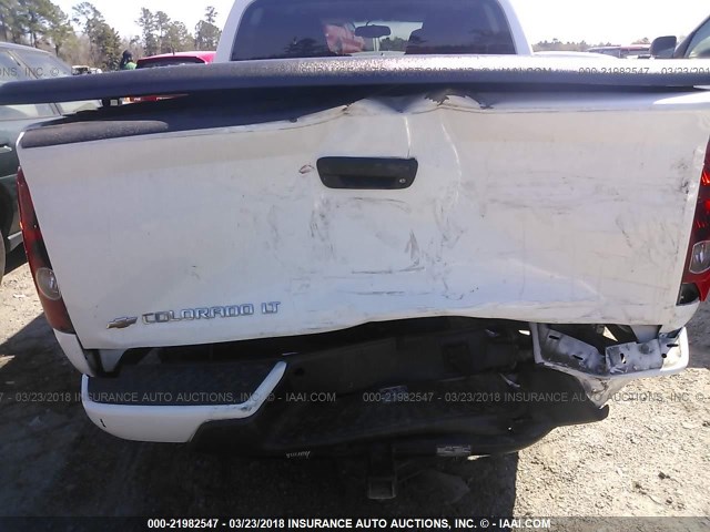 1GCDSCDE2A8118377 - 2010 CHEVROLET COLORADO LT WHITE photo 6