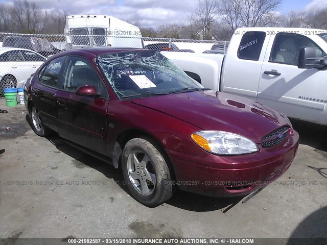 1FAFP55S52G245485 - 2002 FORD TAURUS SES RED photo 1
