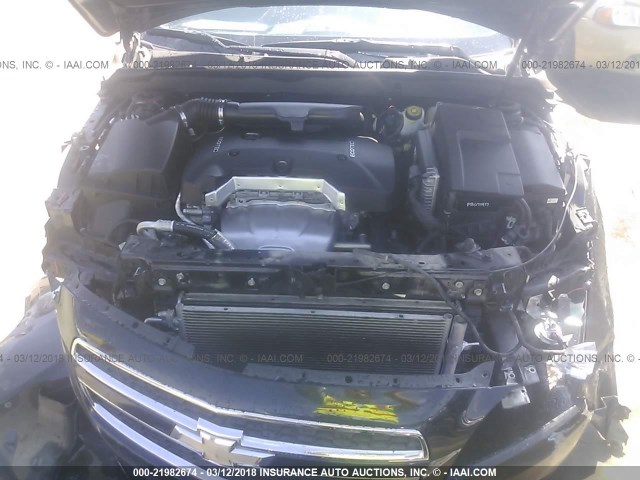 1G11B5SA2DF132920 - 2013 CHEVROLET MALIBU LS შავი ფოტო 10