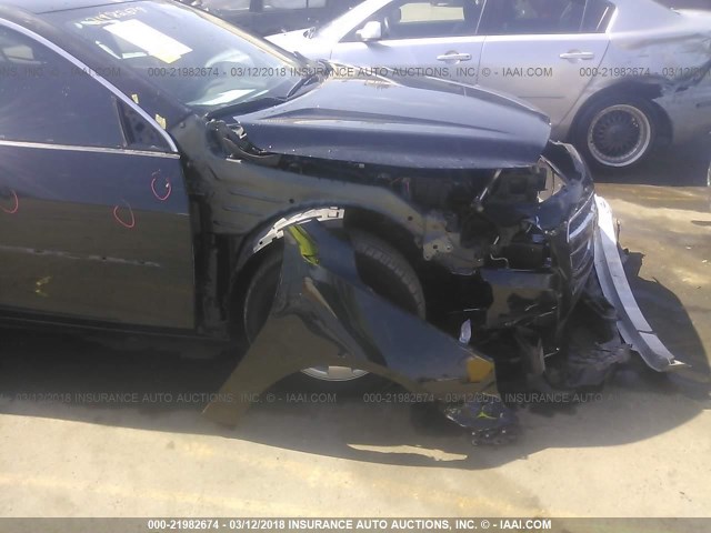 1G11B5SA2DF132920 - 2013 CHEVROLET MALIBU LS შავი ფოტო 6