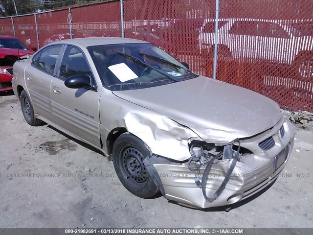 1G2NE52F52C178742 - 2002 PONTIAC GRAND AM SE GOLD photo 1