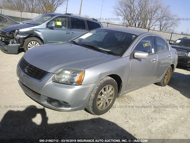 4A3AB36F79E024949 - 2009 MITSUBISHI GALANT ES SILVER photo 2