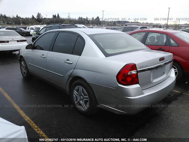 1G1ZS58N07F156800 - 2007 CHEVROLET MALIBU LS ვერცხლისფერი ფოტო 3