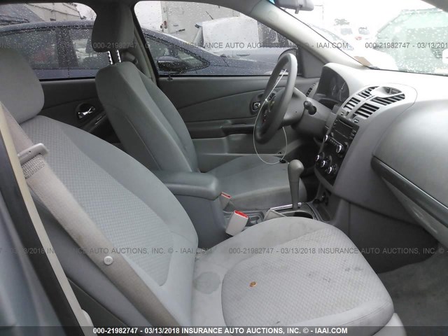 1G1ZS58N07F156800 - 2007 CHEVROLET MALIBU LS ვერცხლისფერი ფოტო 5