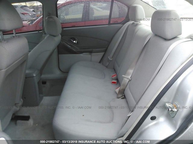 1G1ZS58N07F156800 - 2007 CHEVROLET MALIBU LS ვერცხლისფერი ფოტო 8