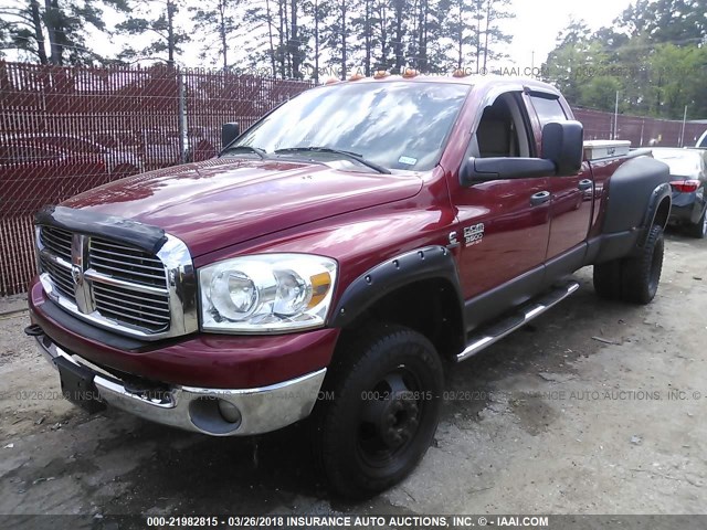 3D7MX48AX8G134562 - 2008 DODGE RAM 3500 ST/SLT RED photo 2