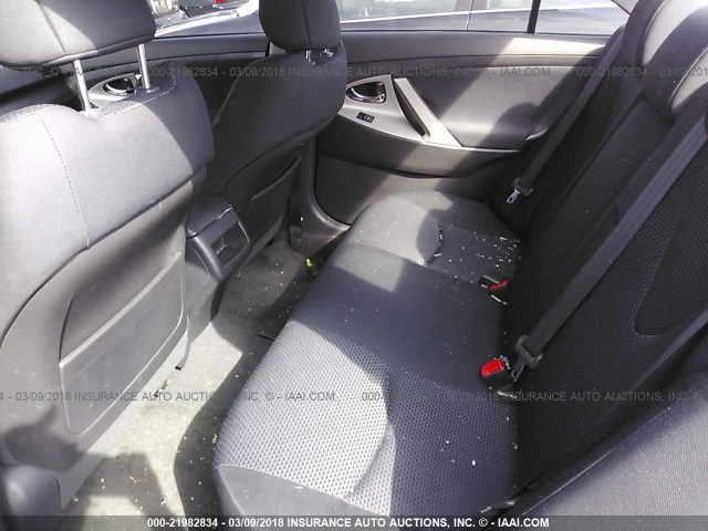 4T1BF3EK5BU650906 - 2011 TOYOTA CAMRY SE/LE/XLE RED photo 8