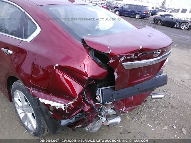 1N4AL3AP9DC272839 - 2013 NISSAN ALTIMA 2.5/S/SV/SL RED photo 6